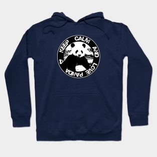 Keep Calm and Love Panda Hoodie